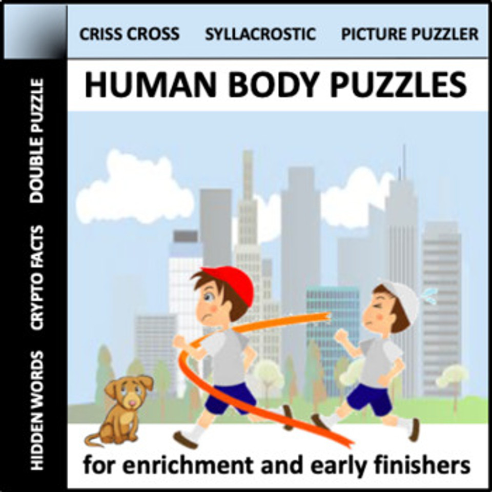 Human Body Puzzles - science enrichment for early finishers