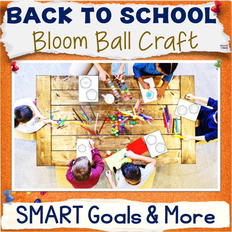 Back From Break Craft Bloom Ball - After Fall, Winter, Spring Break SEL Activity (Copy)
