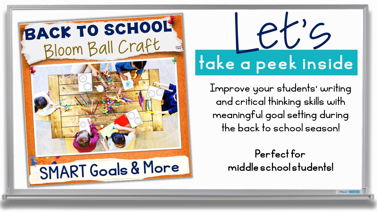 Back From Break Craft Bloom Ball - After Fall, Winter, Spring Break SEL ...
