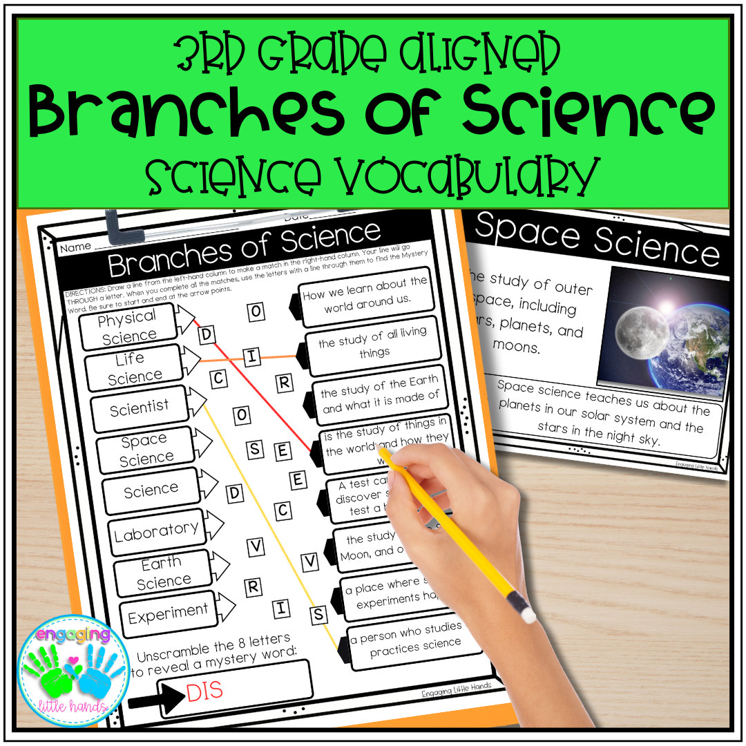 Branches of Science Vocabulary