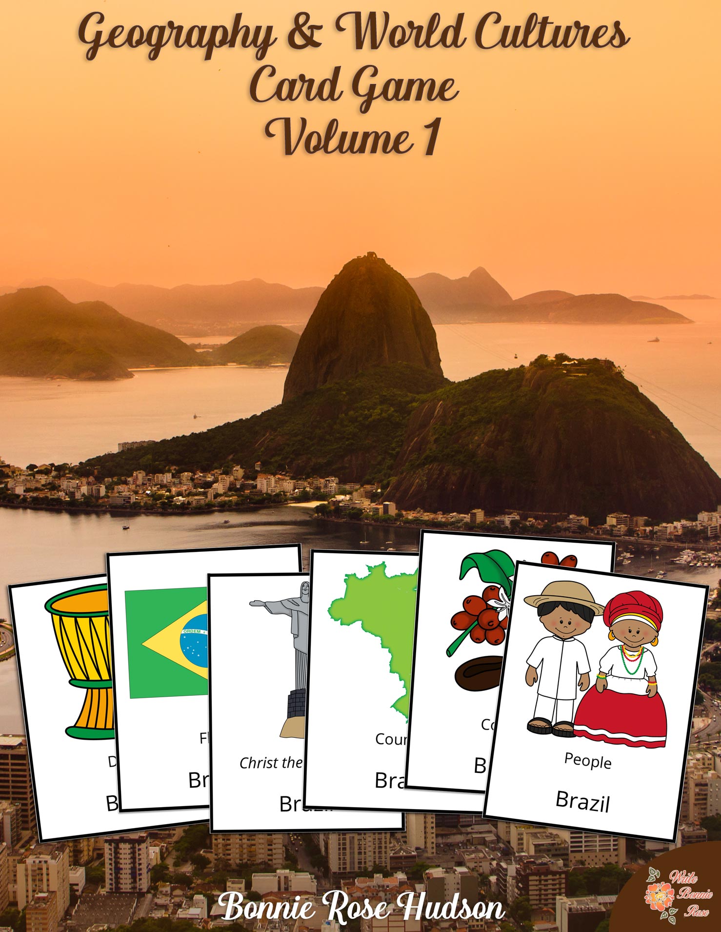 Geography and World Cultures Card Game-Vol. 1