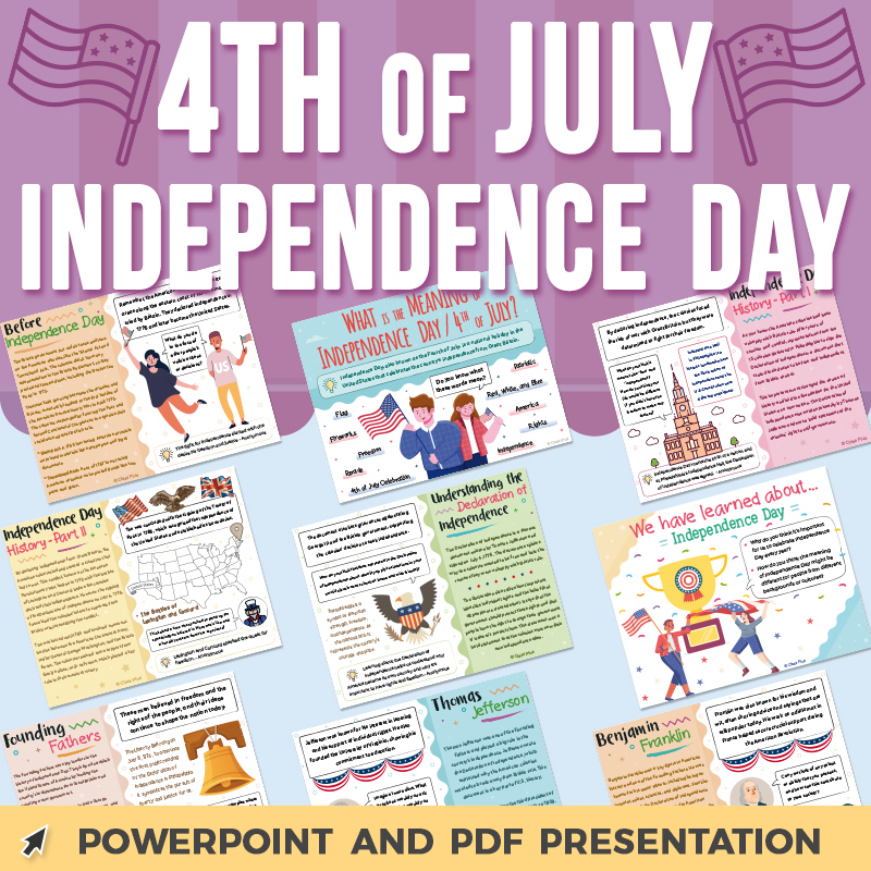 4th of July | Independence Day PowerPoint Presentation | Discussion Questions