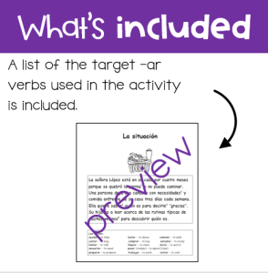 Spanish Regular -ar Present Tense Verbs Escape Room / Breakout on ...