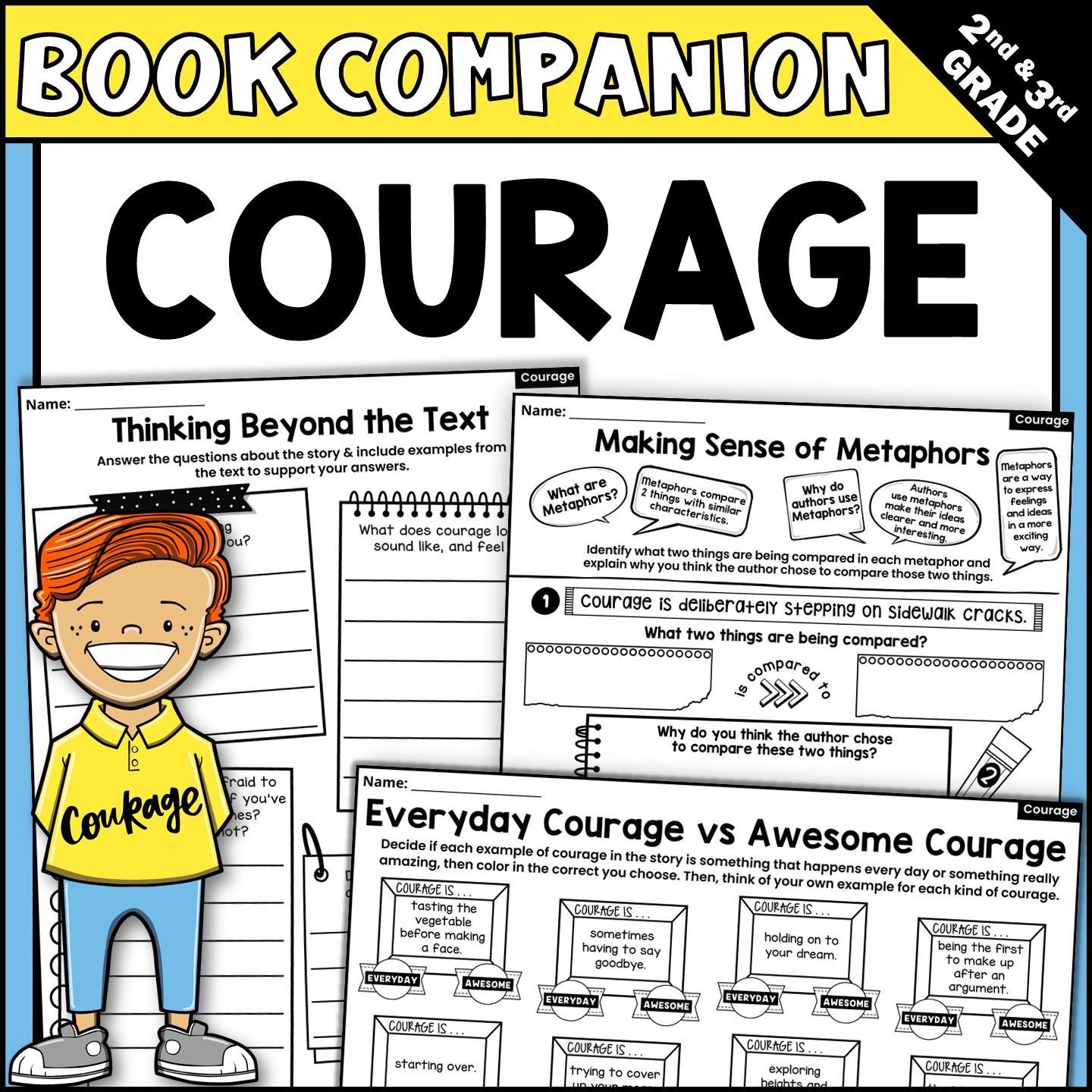 Courage by Bernard Waber Interactive Read-Aloud Activities and Book Companion