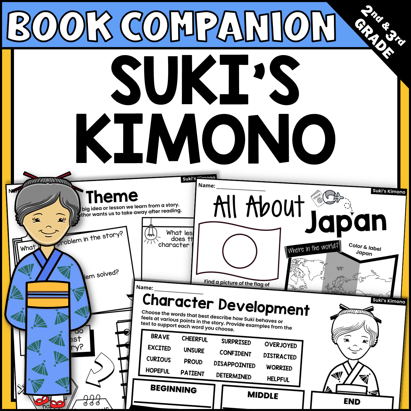 Suki's Kimono Interactive Read-Aloud Activities and Book Companion