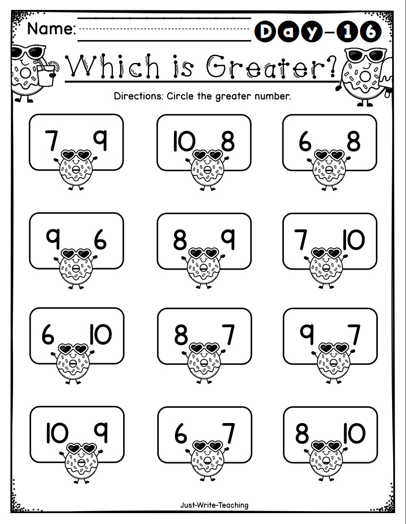 Educators Rising Packets Rising First Grade Summer Math Packet (Kindergarten Review) - Made By ...