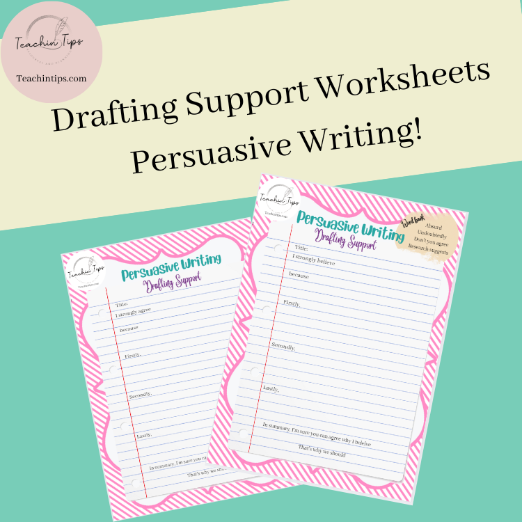 Persuasive Texts SCAFFOLDED Writing Templates | Opinion Writing Support