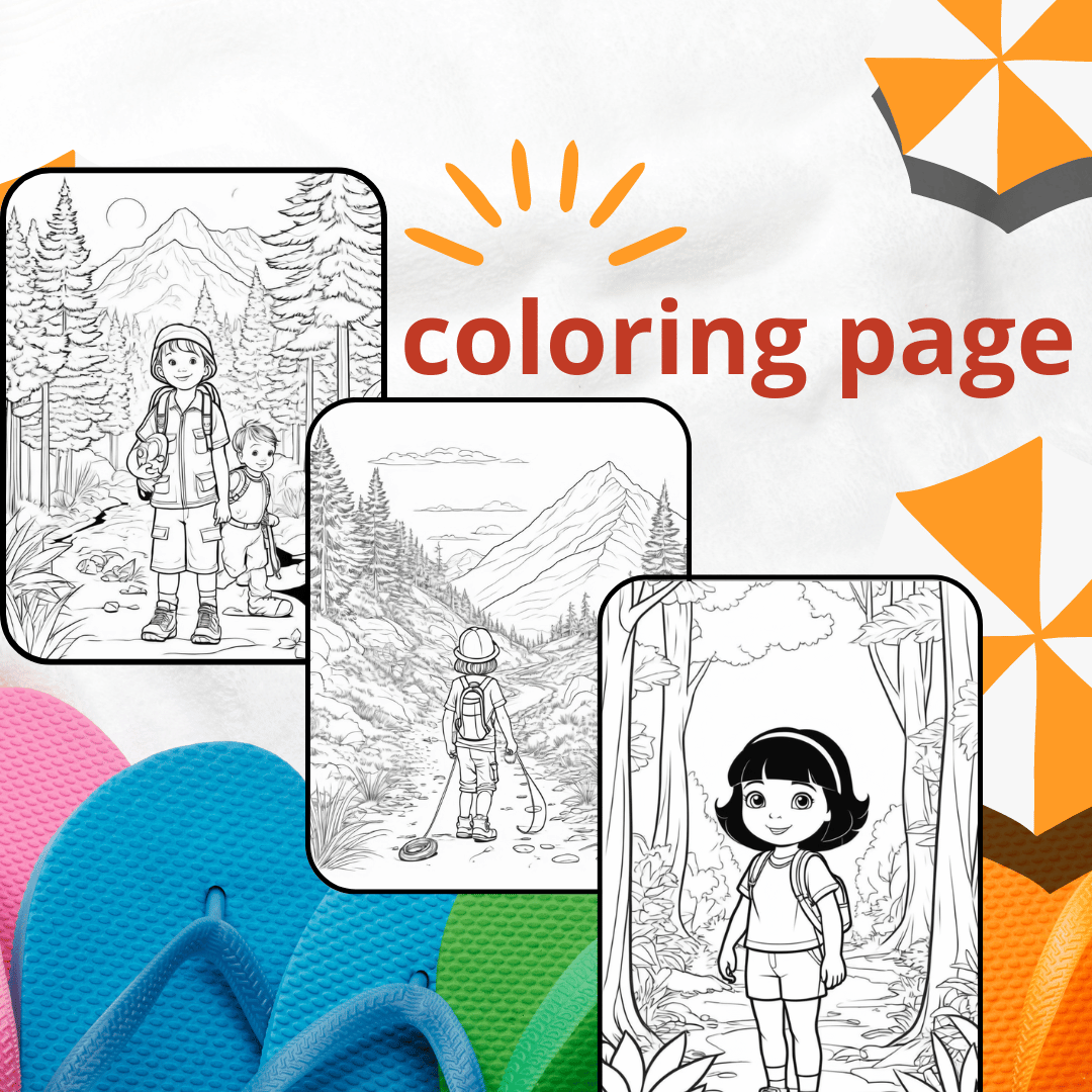 coloring page of the end of the year for kids