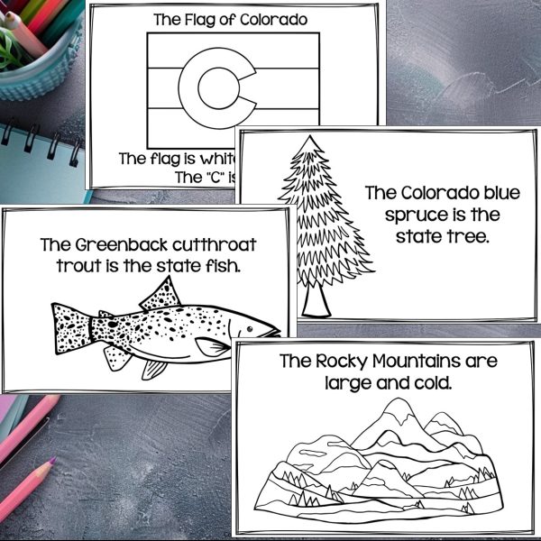 Colorado Mini Book for Early Readers - A State Study - Made By Teachers