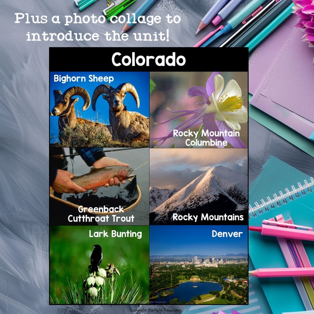 Colorado Mini Book for Early Readers - A State Study - Made By Teachers
