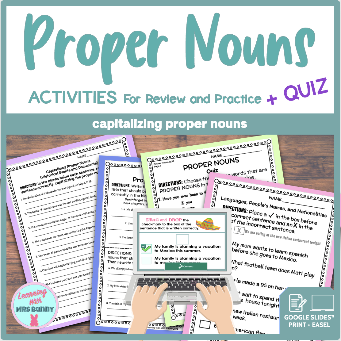 Capitalizing Proper Nouns