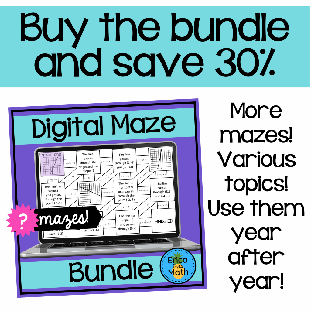 Solving Absolute Value Inequalities Digital Maze Activity | Made By ...