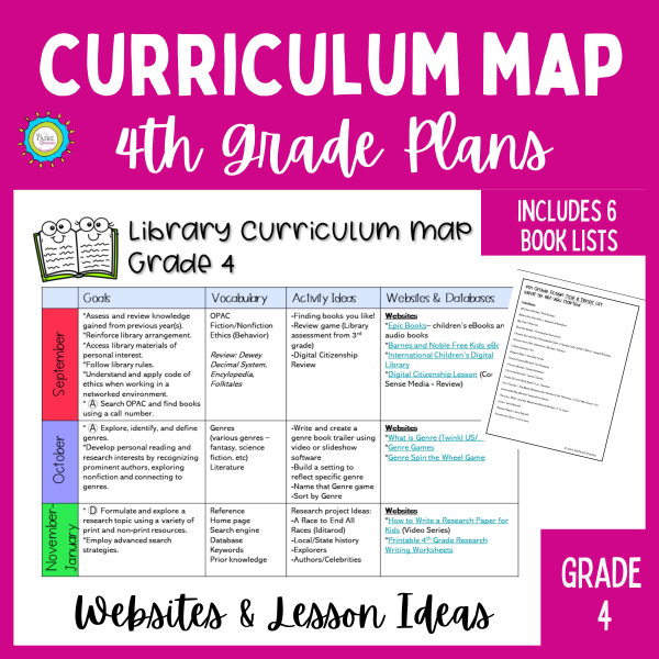 4th Grade Library Curriculum - Made By Teachers