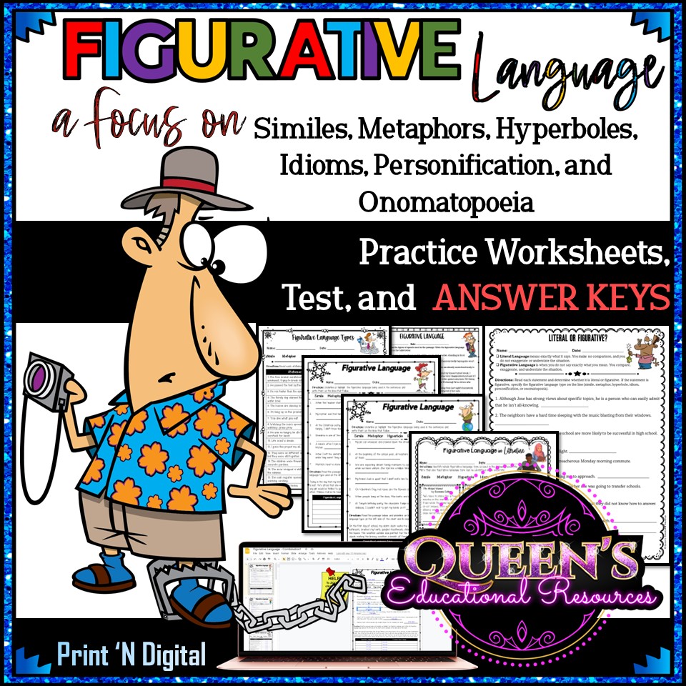 Figurative Language Worksheets | Figurative Language Activities | Made ...
