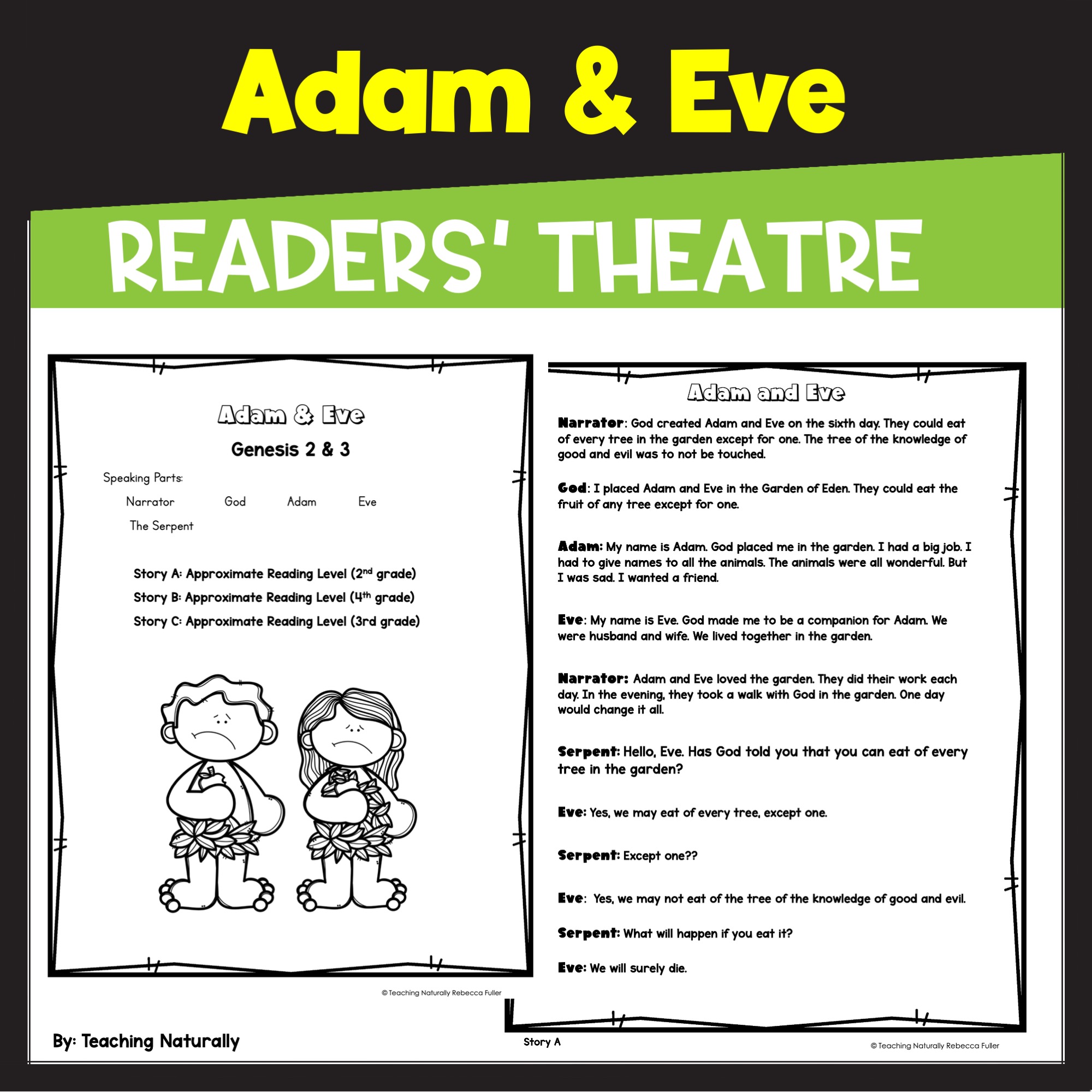 Adam & Eve Bible Story Readers Theatre Script