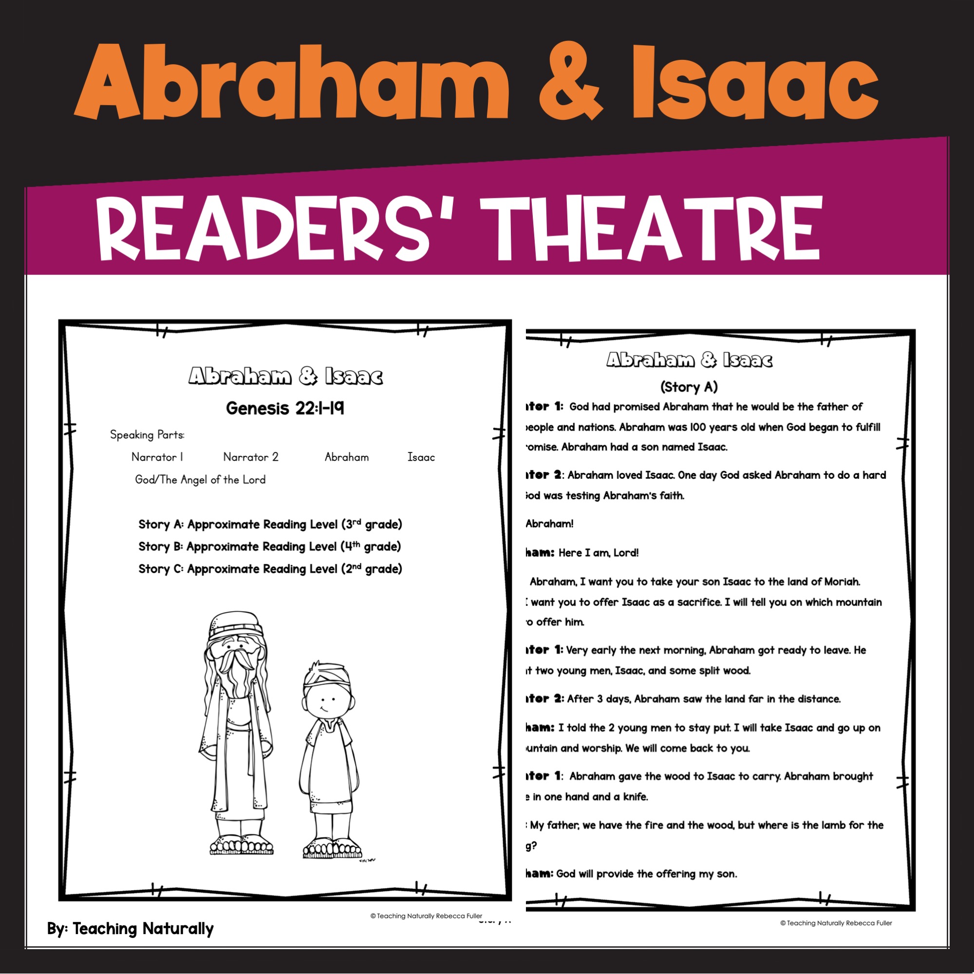 Abraham and Isaac Bible Story Readers'Theatre