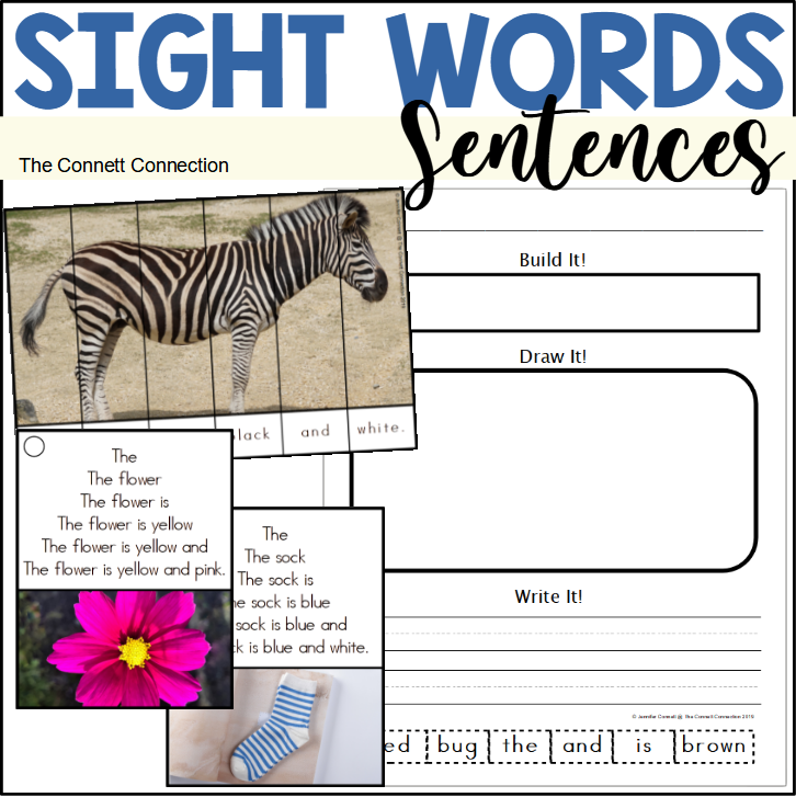 Sight Word Sentences: THE IS AND