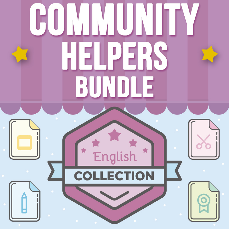 Community Helpers Collection BUNDLE | PPT Presentation, Printables and Crafts