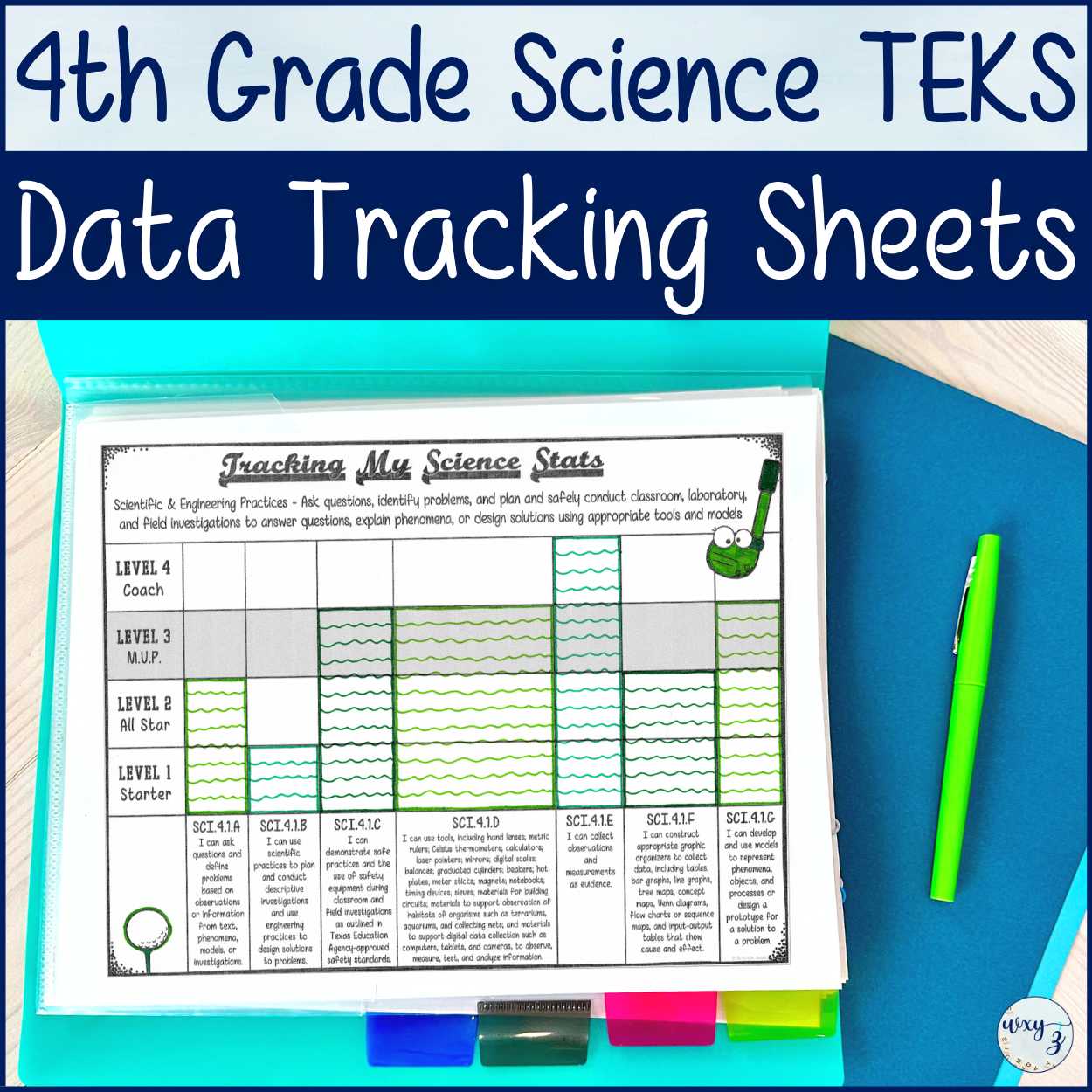 ELA Student Data Tracking Sheets for 4th Grade CCSS - Sports Themed ...