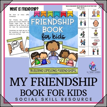 FRIENDSHIP BOOK - Social Skills Book for Kids - Creating Friends - Buddy vs Bull