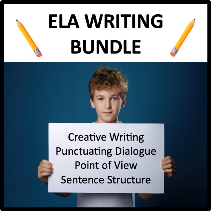 ELA Writing Bundle - a resource for middle school