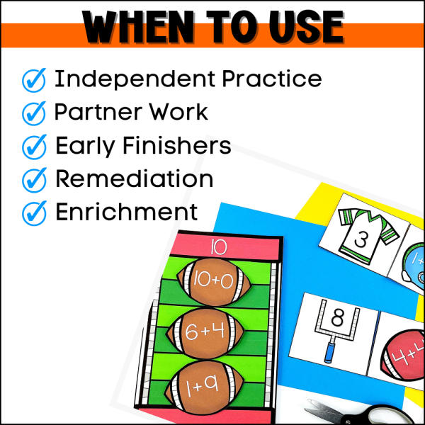Math Fluency | Addition Facts within 10 and Doubles Center Activities ...