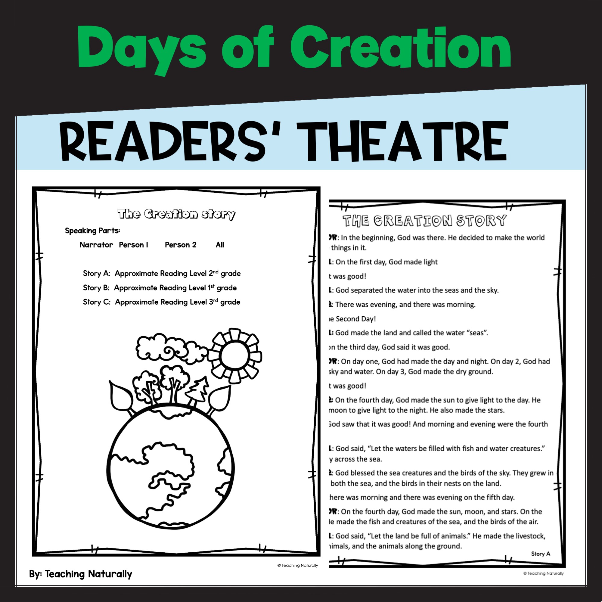 The Creation Bible Story Readers Theatre Script