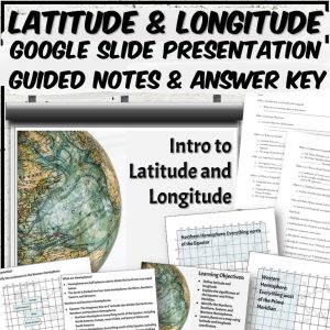 Latitude and Longitude Google Presentation and Notes