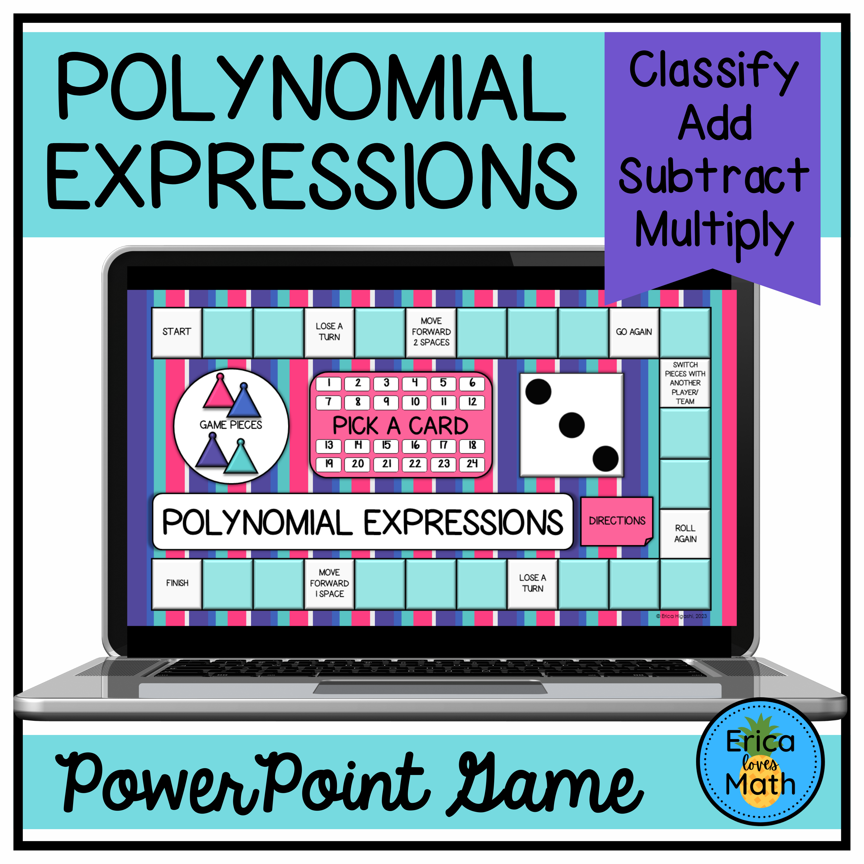 Polynomial Expressions PowerPoint Review Game