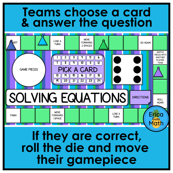 Solving Equations PowerPoint Review Game | Made By Teachers