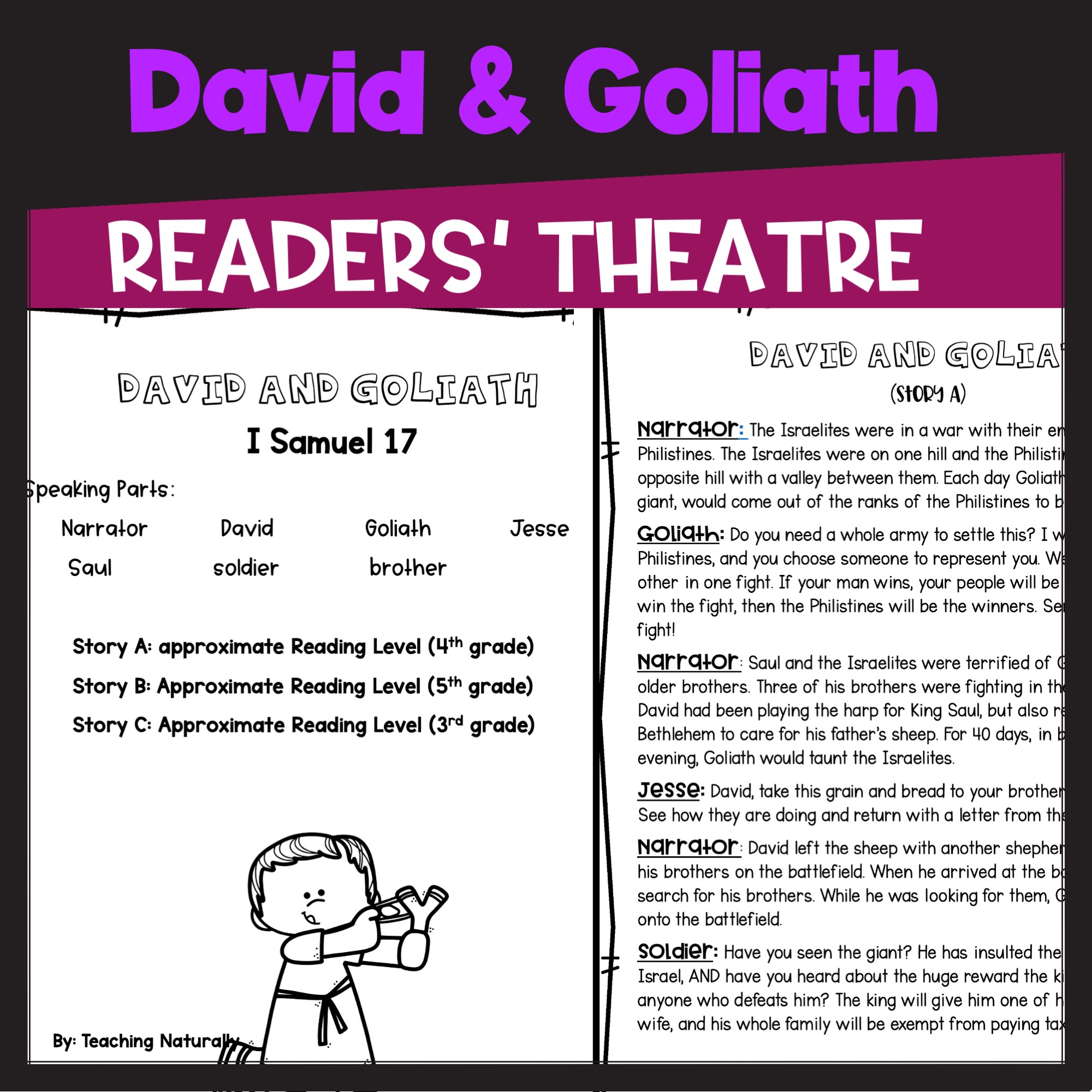 David & Goliath Bible Story Readers' Theatre Script