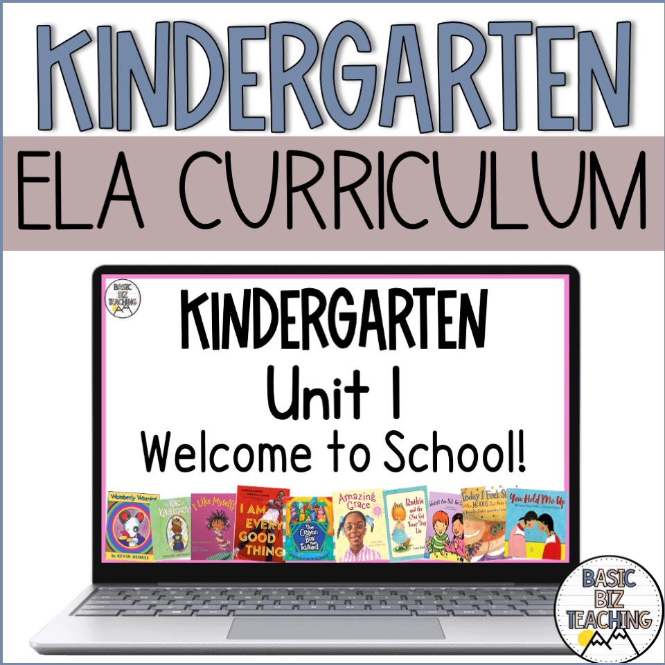 Kindergarten ELA & Read Aloud Curriculum | Unit 1 | Welcome to School