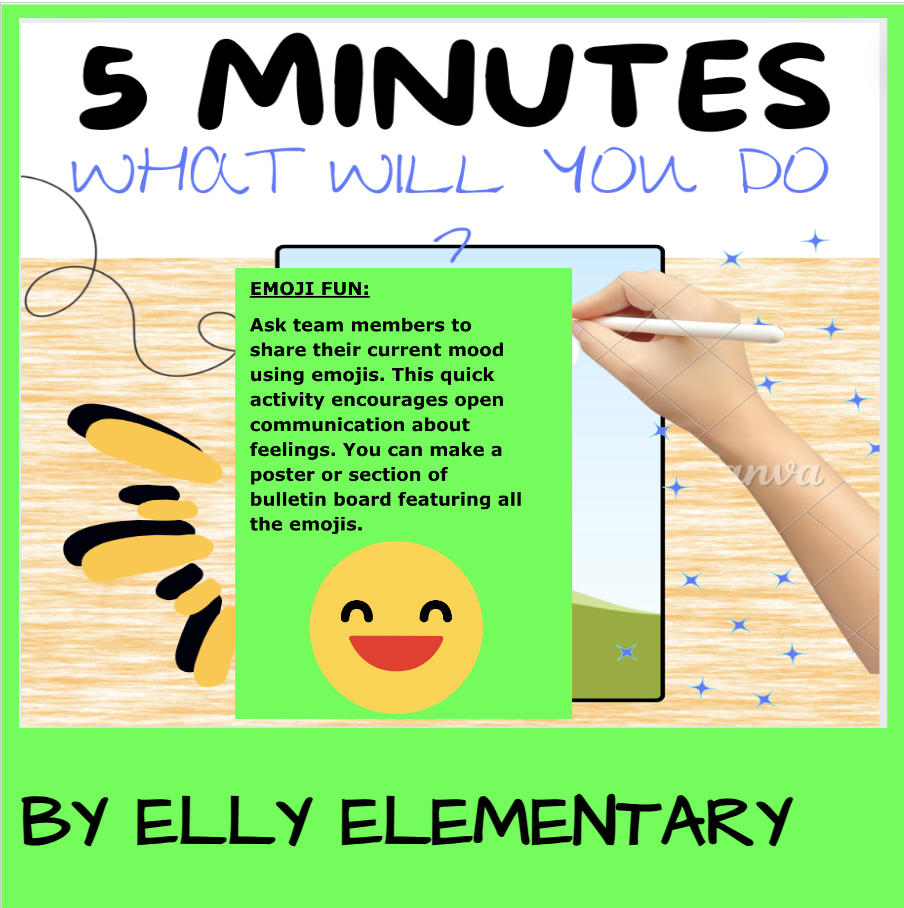5 MINUTES LEFT: WHAT CAN I DO? FUN ACTIVITIES FOR TEACHERS & SUBSTITUTES
