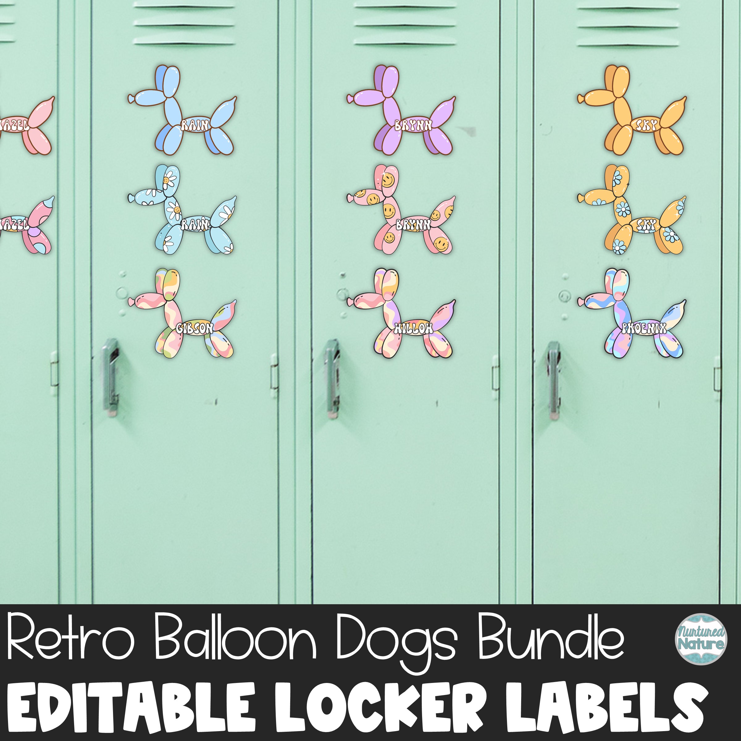 Locker Name Tag Ideas