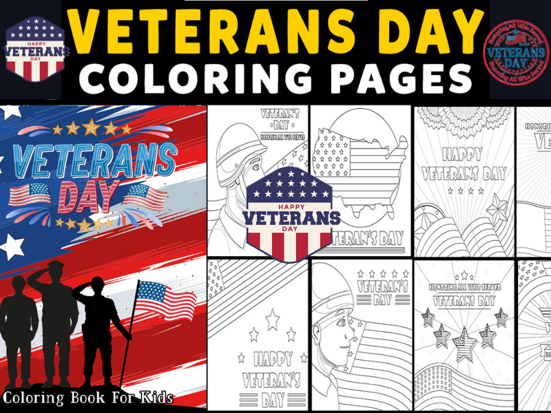 Veterans Day Coloring Pages • Veterans Day Coloring Sheets • Veterans Day Activities