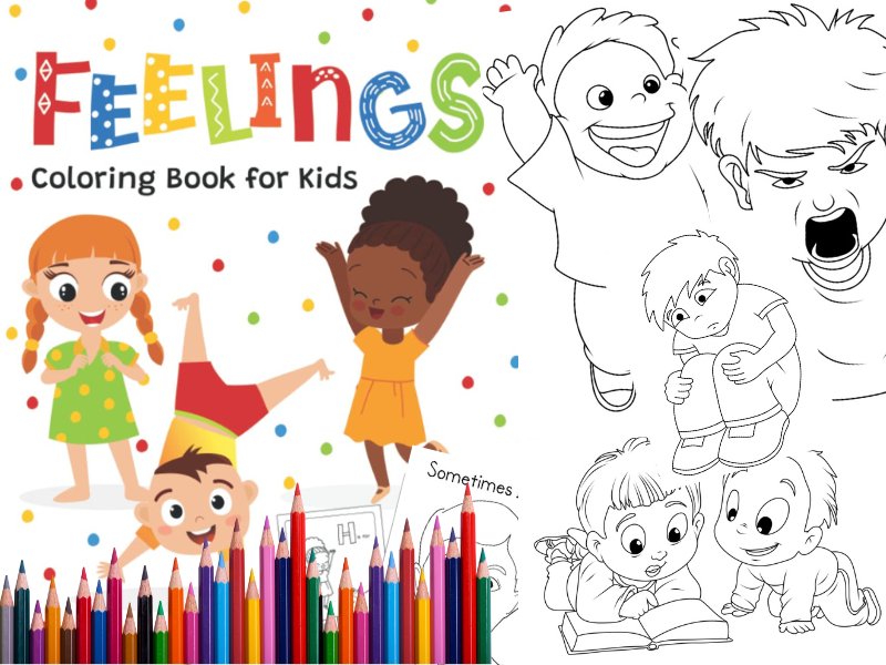Feelings Coloring Pages – Feeling and Emotions Coloring Sheets Emotions Coloring Pages