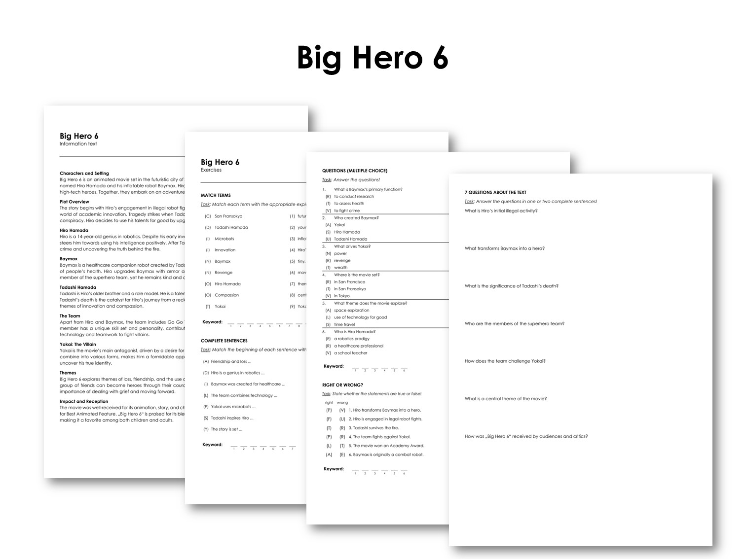 The Movie "Big Hero 6"