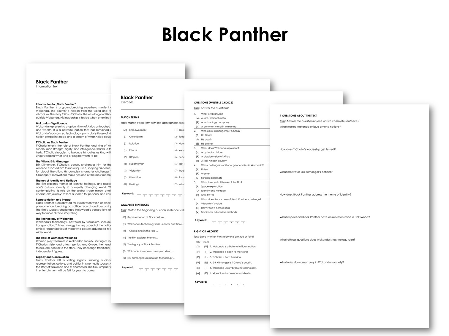 The Movie "Black Panther"