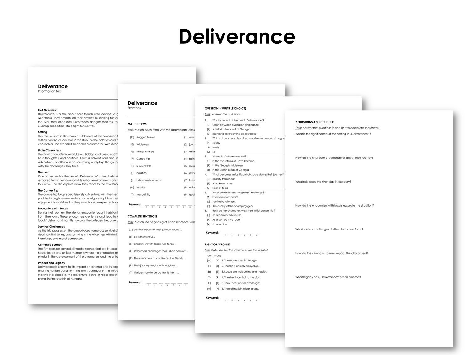 The Movie "Deliverance"