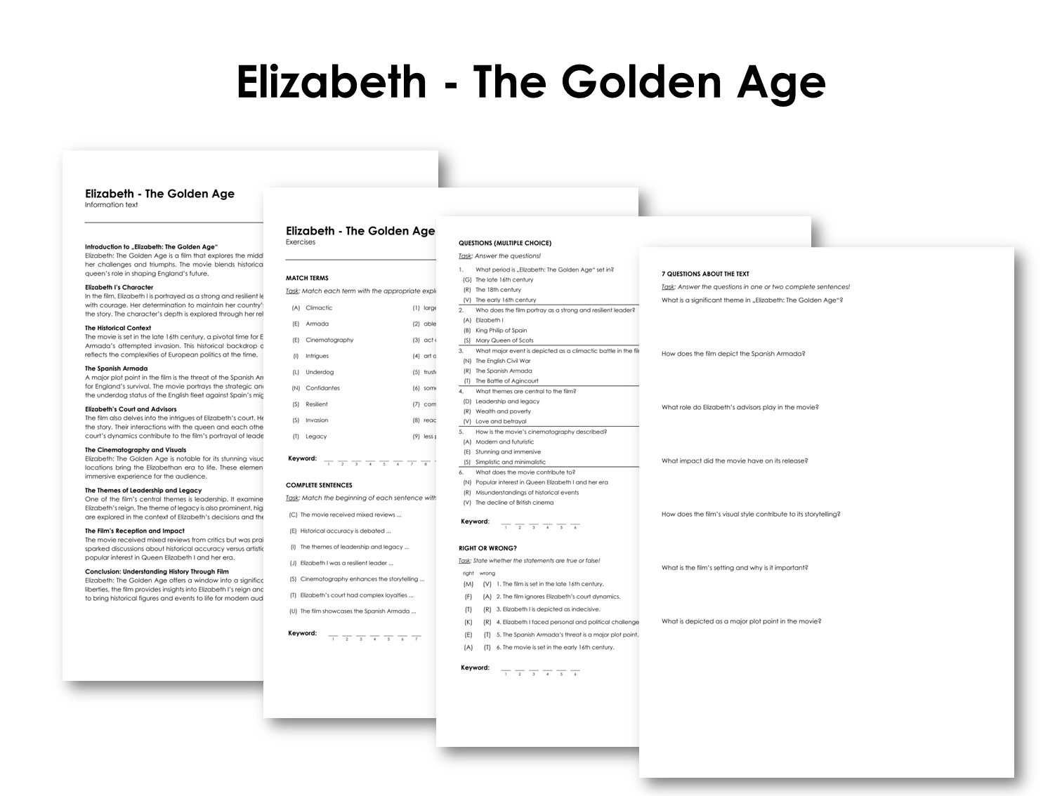 The Movie "Elizabeth - The Golden Age"