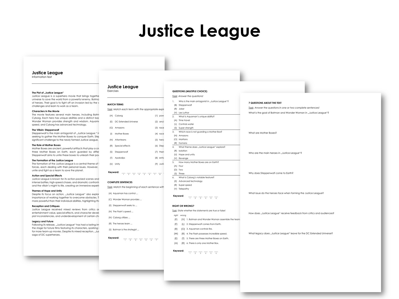 The Movie "Justice League"