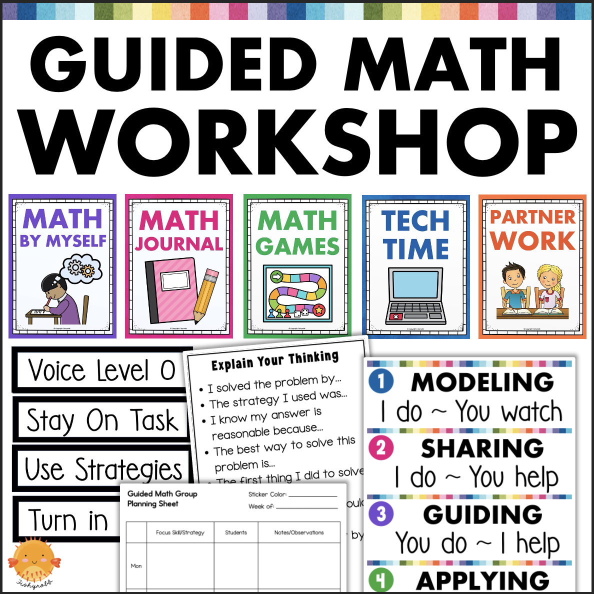 Guided Math Workshop Set Up Pack