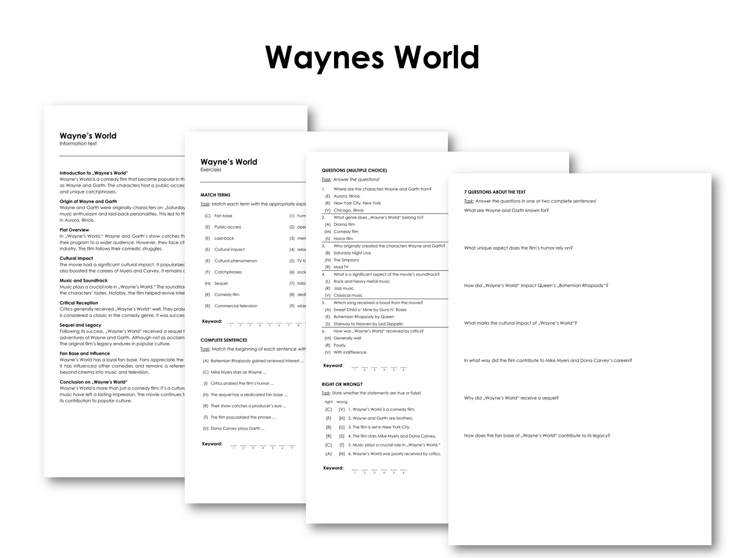 The Movie "Waynes World"