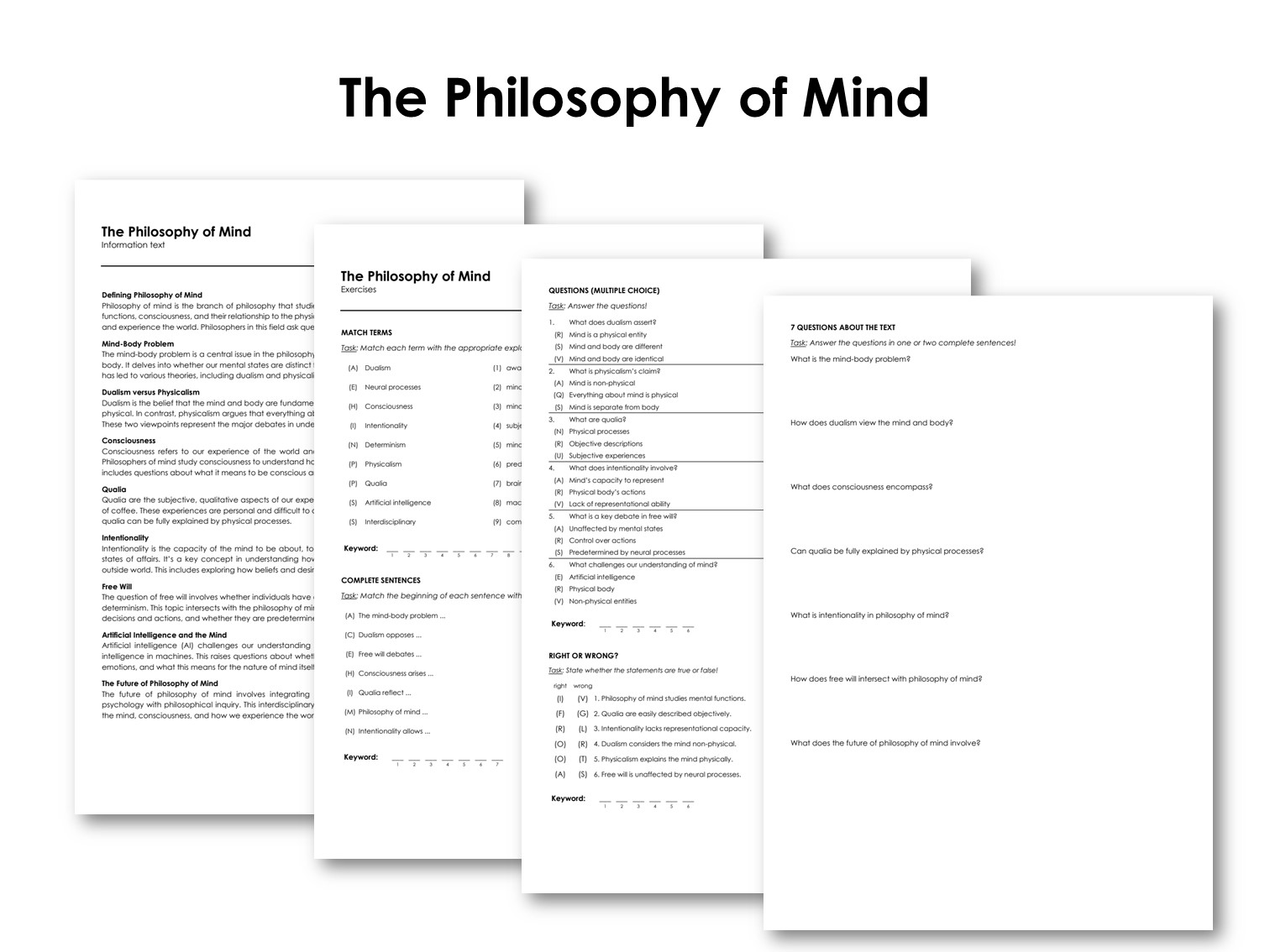 The Philosophy of Mind