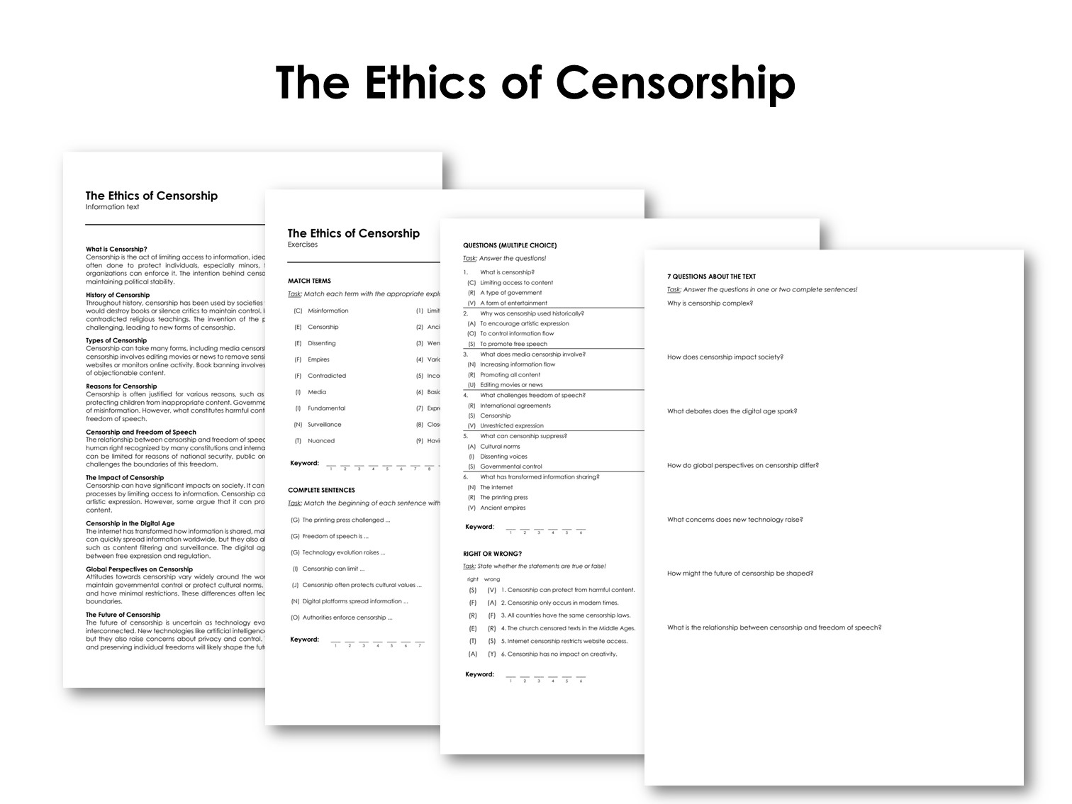 The Ethics of Censorship