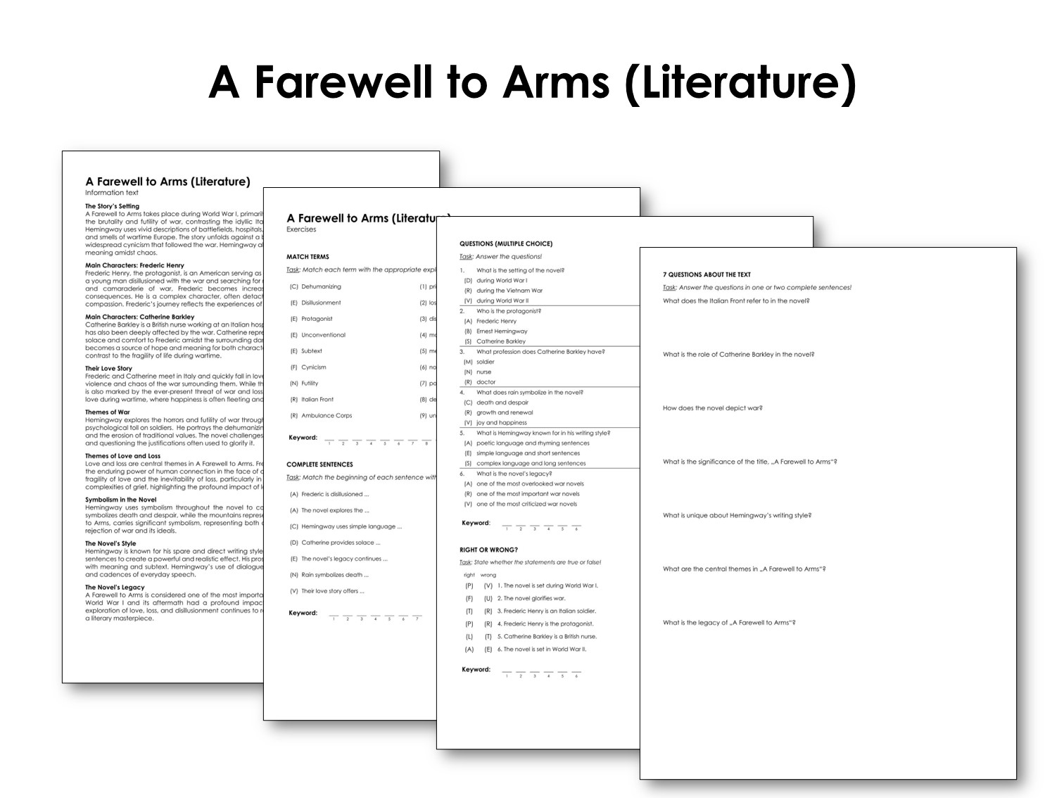 A Farewell to Arms (Literature)