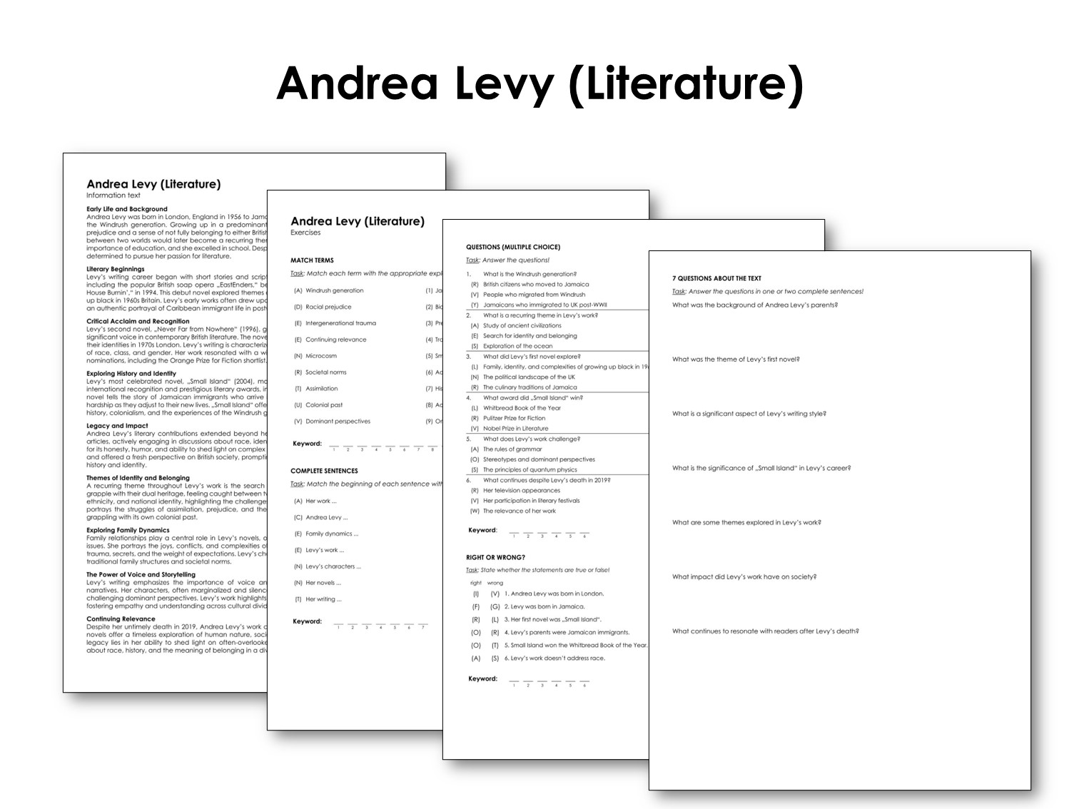 Andrea Levy (Literature)