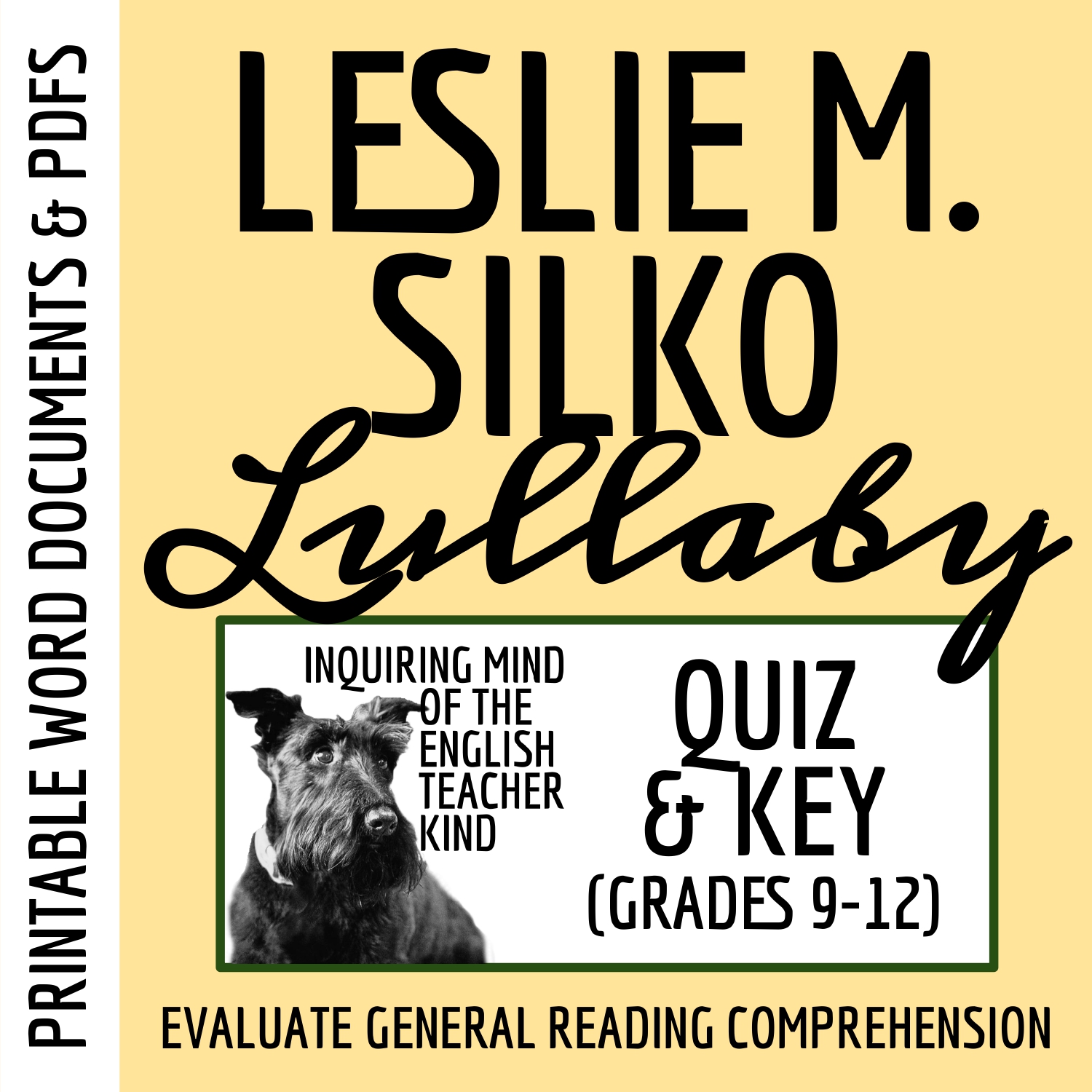 "Lullaby" by Leslie Marmon Silko Quiz and Answer Key for High School