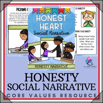 HONESTY SOCIAL NARRATIVE STORY - Core Values & Telling the Truth Story