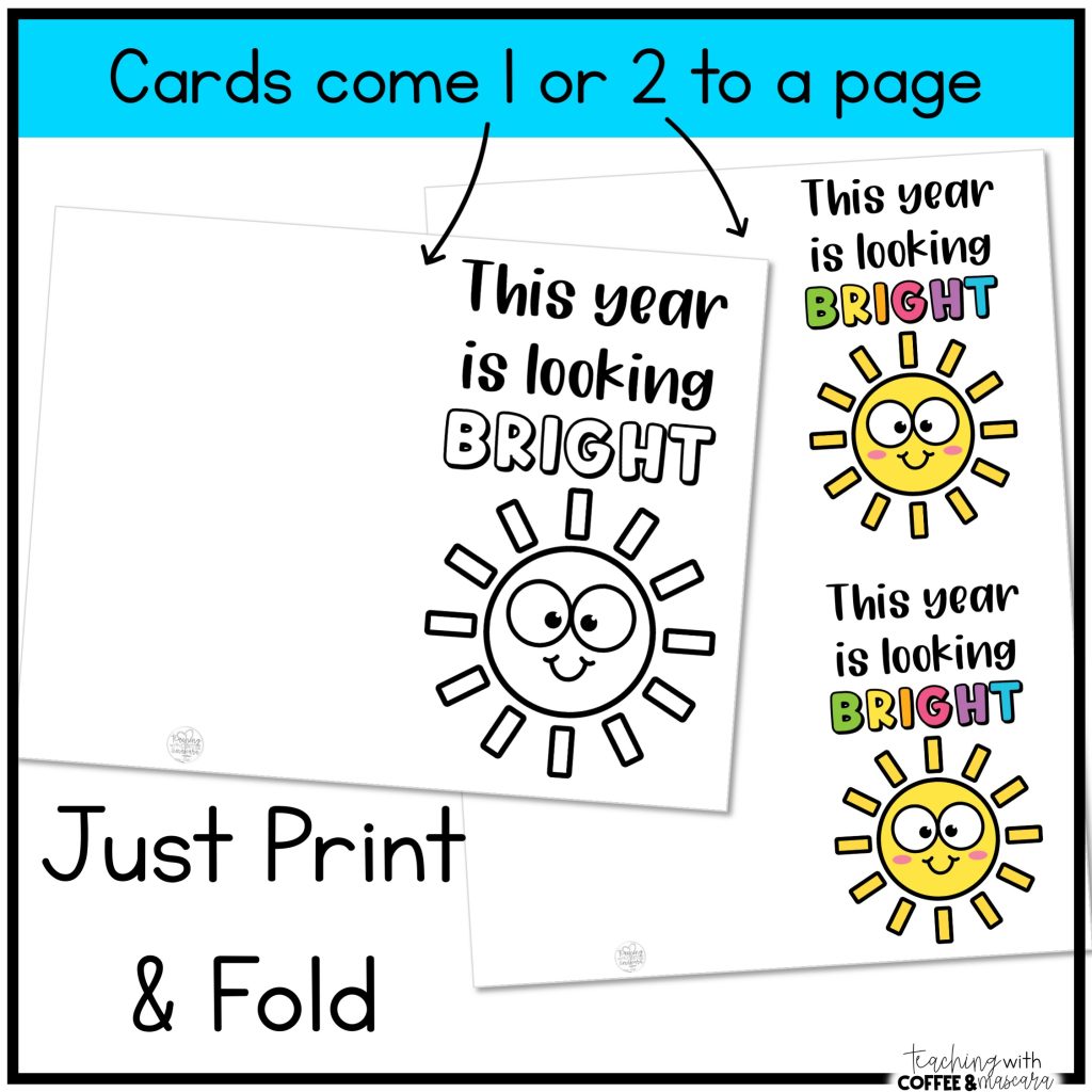 Gift from Teacher - Printable Back to School Card - Cards for the ...